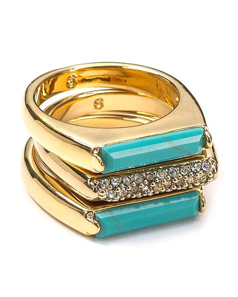 michael kors stackable rings set of 3|Michael Kors Pavé Stacking Rings, Set of 3 .